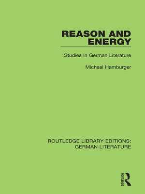 cover image of Reason and Energy